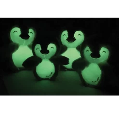 Jemini - Luminou - Mini Peluche Luminescente Pingouin Rose 14 Cm -Peluches Soldes Magasin 1 2