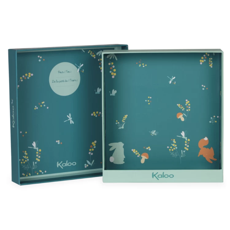 Kaloo - Fripons - Doudou Plat Triangle Justin Le Lapin Vert 20 Cm 2 Kaloo - Fripons - Doudou Plat Triangle Justin Le Lapin Vert 20 Cm – Image 2