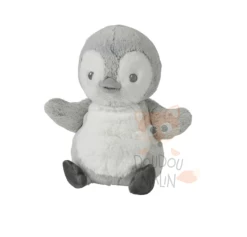 Tex Forest Peluche Pingouin Blanc Gris 20 Cm