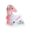 Doudou Et Compagnie - Sous L'océan Hippocampe Rose Avec Doudou 20 Cm