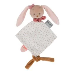 Nattou - Pauline & Sasha - Mini Doudou Lapin Rose 20 Cm -Peluches Soldes Magasin 54146732441071