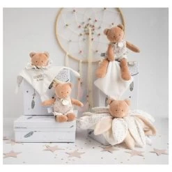 Doudou Et Compagnie - Attrape-rêve Peluche Ours Marron Blanc 20 Cm -Peluches Soldes Magasin attrapereve20peluche20ours20marron20blanc202020cm 2