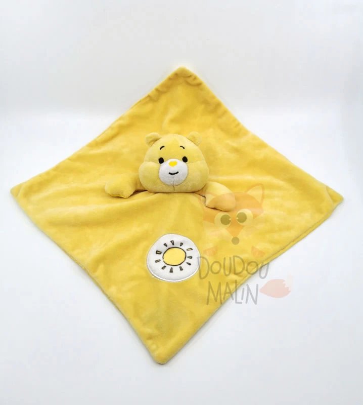 Bisounours - Doudou Plat Ours Jaune 25 Cm 1 Bisounours - Doudou Plat Ours Jaune 25 Cm