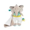 Baby'Nat - Cacahuète L'éléphant - Peluche Avec Mouchoir 23 Cm