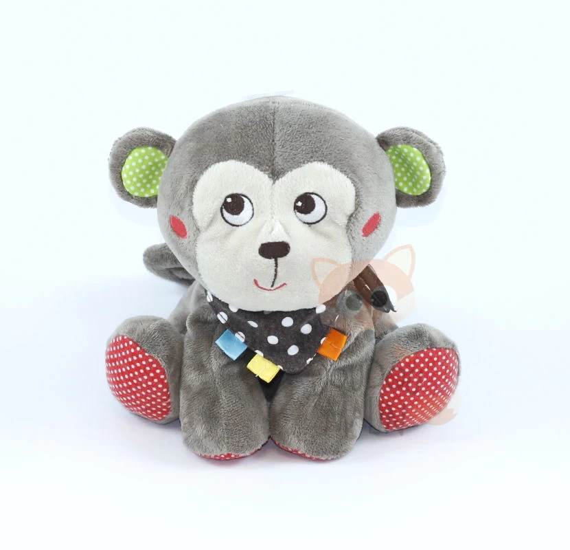 Nicotoy Chouchou Peluche Doudou Singe Marron 1 Nicotoy Chouchou Peluche Doudou Singe Marron