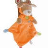 Nicotoy Copains Des Bois Doudou Plat Chien Orange Oiseau