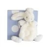 Doudou Et Compagnie - Lapin Bonbon Doudou Plat Bleu Blanc