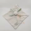 Dodie Doudou Plat Lapin Blanc Vert Mon Premier Doudou 25 Cm