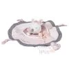 Sauthon Lilibelle La Souris Doudou Plat Rose Gris Danseuse