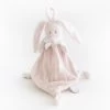 Dimpel Flore Le Lapin Doudou Attache-sucette Rose Pâle