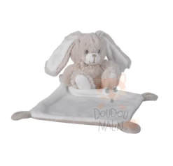 Tex Forest Peluche + Doudou Lapin Blanc Beige 30 Cm