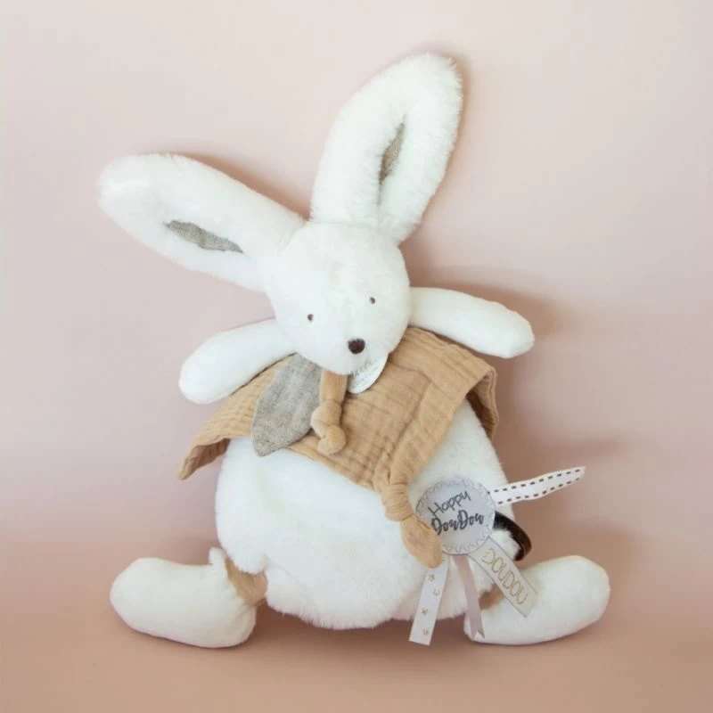 Doudou Et Compagnie - Happy Doudou - Doudou Lapin Wild Beige 25 Cm 1 Doudou Et Compagnie - Happy Doudou - Doudou Lapin Wild Beige 25 Cm