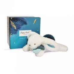 Doudou Et Compagnie - Happy Doudou - Peluche Lapin Pop Bleu 25 Cm -Peluches Soldes Magasin happy2020peluche20lapin20pop20bleu202520cm 1