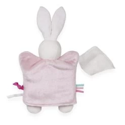 Kaloo Imagine Doudou Marionnette Lapin Rose Blanc -Peluches Soldes Magasin imagine20marionnette20lapin20rose20blanc 1