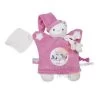 Kaloo Imagine Doudou Marionnette Ours Rose Blanc