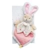 Doudou Et Compagnie - Lapin De Sucre Rose Doudou Plat