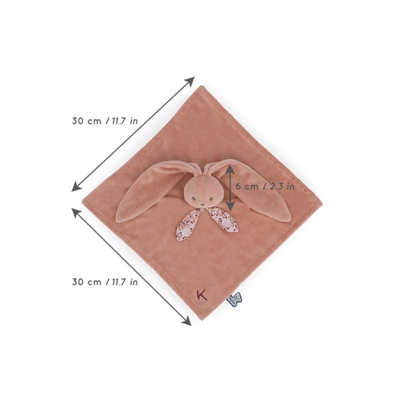 Kaloo - Lapinoo - Doudou Plat Lapin Rouge Terracotta 35 Cm 5 Kaloo - Lapinoo - Doudou Plat Lapin Rouge Terracotta 35 Cm – Image 5