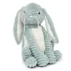 Les Déglingos - Les Ptipotos - Toudou Le Lapin Vert Menthe - Peluche 27 Cm