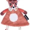 Les Déglingos - Melimelos La Biche - Doudou Plat Rouge 25 Cm