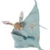 Moulin Roty Les Jolis Trop Beaux Doudou Lange Lapin Bleu