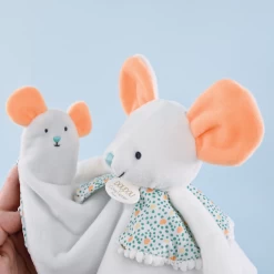 Doudou Et Compagnie - Les Petits Fûtés - Doudou Souris Blanc 30 Cm -Peluches Soldes Magasin les20petits20futes2020souris20blanc203020cm 2