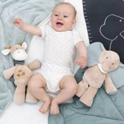 Peluches Soldes Magasin -Peluches Soldes Magasin luna20et20axel2020peluche20luna20girafe20vert20marron203020cm 1