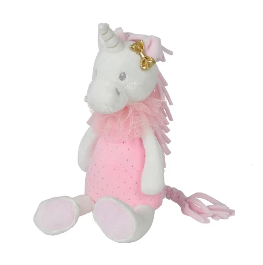 Nicotoy Lili La Licorne Peluche Rose Blanc 1 Nicotoy Lili La Licorne Peluche Rose Blanc