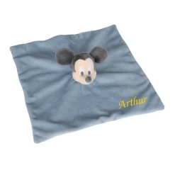 Disney Mickey La Souris Doudou Plat Bleu Gris -Peluches Soldes Magasin mickey20souris20plat20bleu20gris 2