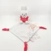 Tiamo - Miffy Le Lapin - Peluche Avec Doudou Blanc Rose Fleur 25 Cm