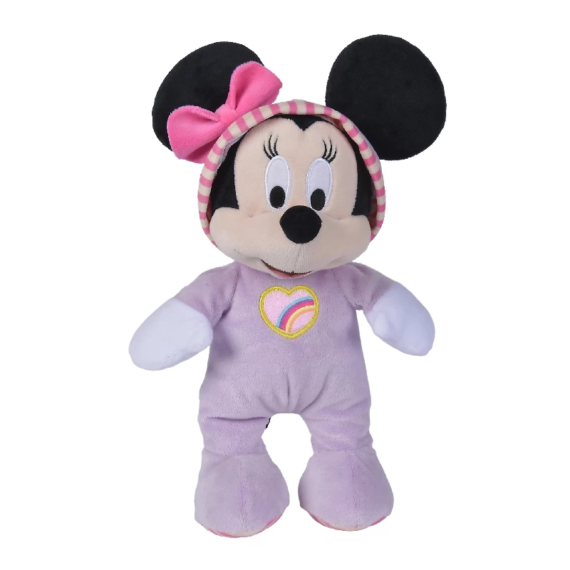 Disney Minnie La Souris Peluche Pyjama Violet 25 Cm 1 Disney Minnie La Souris Peluche Pyjama Violet 25 Cm