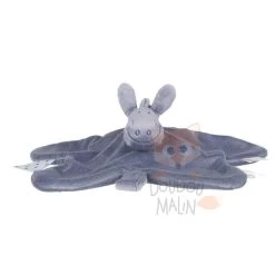 Noukie's Mix & Match Doudou Plat âne Bleu Océan