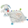 Lief Doudou Mouchoir Chien Blanc Bleu étoile