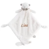 Dimpel - Noann L'ours - Grand Doudou Plat Blanc 35 Cm