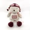 Sauthon - Ophélie L'ours - Peluche Rose Violet 25 Cm