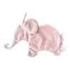 Dimpel - Oscar L'éléphant - Doudou Attache-sucette Rose Foncé 22 Cm