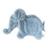 Dimpel - Oscar L'éléphant - Grand Doudou Bleu Foncé 40 Cm