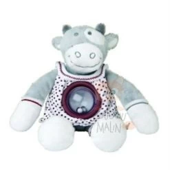 Noukie's Paquito & Lolita Hochet Vache Gris Rouge Blanc Pois Robe