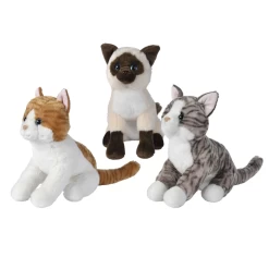 Nicotoy - Peluche Chat Réaliste Siamois 30 Cm -Peluches Soldes Magasin peluche20chat20realiste20siamois203020cm 2