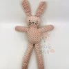 Bout'chou - Doudou Peluche Lapin Rose étoile 30 Cm