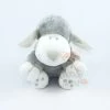 Nicotoy Peluche Doudou Mouton Gris Blanc étoile