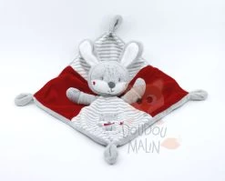 Simba Toys - Doudou Plat Renard Déguisé En Lapin Gris Rouge Petit Et Rusé 25 Cm