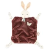 Kaloo - Plume - Doudou Plat Lapin Rouge Bordeaux Papillon 26 Cm