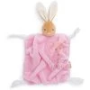 Kaloo PLume Doudou Plat Lapin Rose