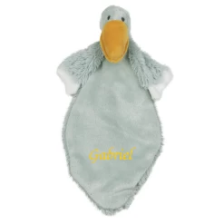 Happy Horse - Pucci Le Pélican - Doudou Plat Vert 25 Cm