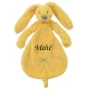 Happy Horse - Richie Le Lapin - Doudou Plat Jaune 25 Cm