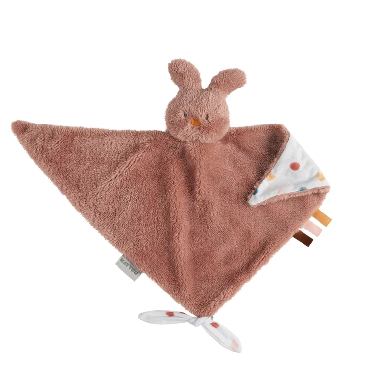 Nattou - Tipidou - Maxi Doudou Lapin Vieux Rose 40 Cm 2 Nattou - Tipidou - Maxi Doudou Lapin Vieux Rose 40 Cm – Image 2