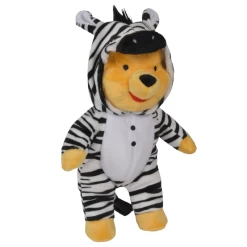 Disney Winnie L'ourson Peluche Déguisé En Zèbre 30 Cm